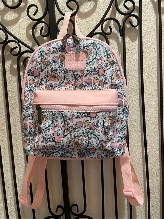 Disney Handbags - Disney Minnie Mouse Pink Floral Backpack